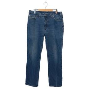 Wilke-Rodriguez Mens Medium Wash Jeans 36 Blue Slim Boot